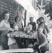 Nel Haydock; Alice Bennett; Gordon Bennett; Ruth Bennet McDougal Dorrough; Ann Bennett; Sandy Haydock; John Stillman Haydock; camp